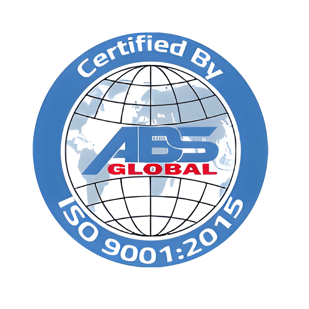 Certified by ABS Global — ISO 9001:2015