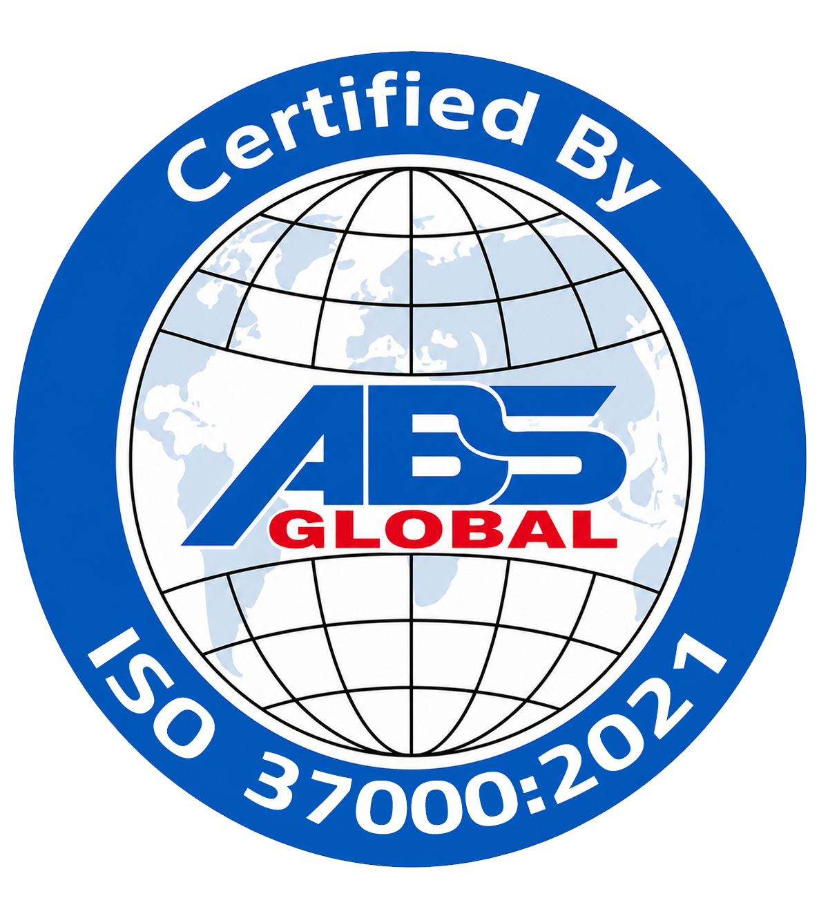 Certified by ABS Global — ISO 37000:2021